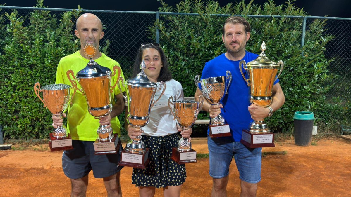 TENISKI KLUB ZARA Pobjednici proljetne sezone Antonija Goja, Zvonimir Tudorović i Mate Džale!
