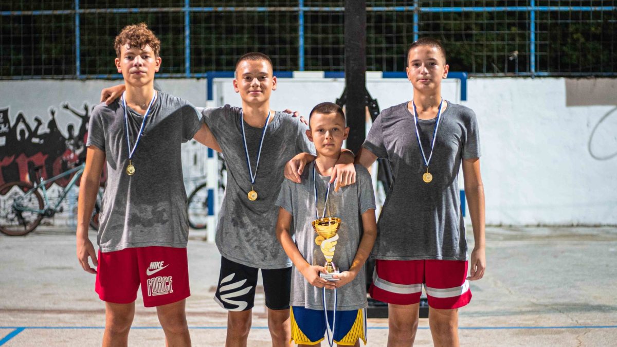 STREETBALL MORNARICA Fontana pobjednik turnira za uzrast do 14 godina, Baždarić naj tricaš!