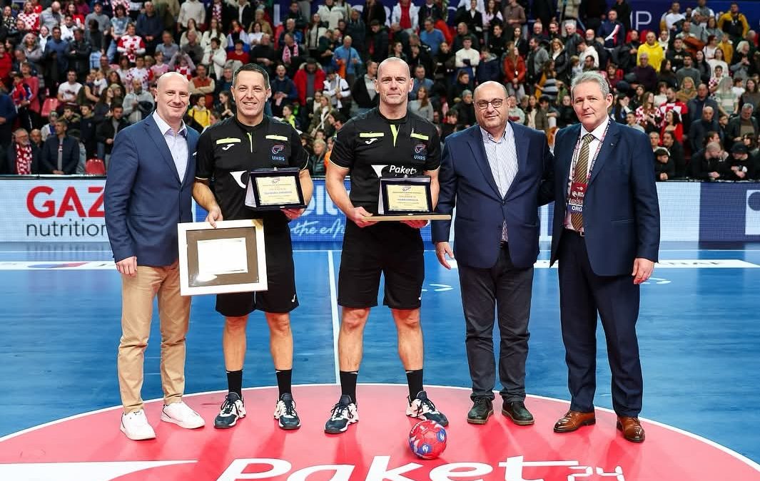 KRAJ SUDAČKE KARIJERE Dalibor Jurinović i Marko Mrvica odsudili svoju posljednju rukometnu utakmicu