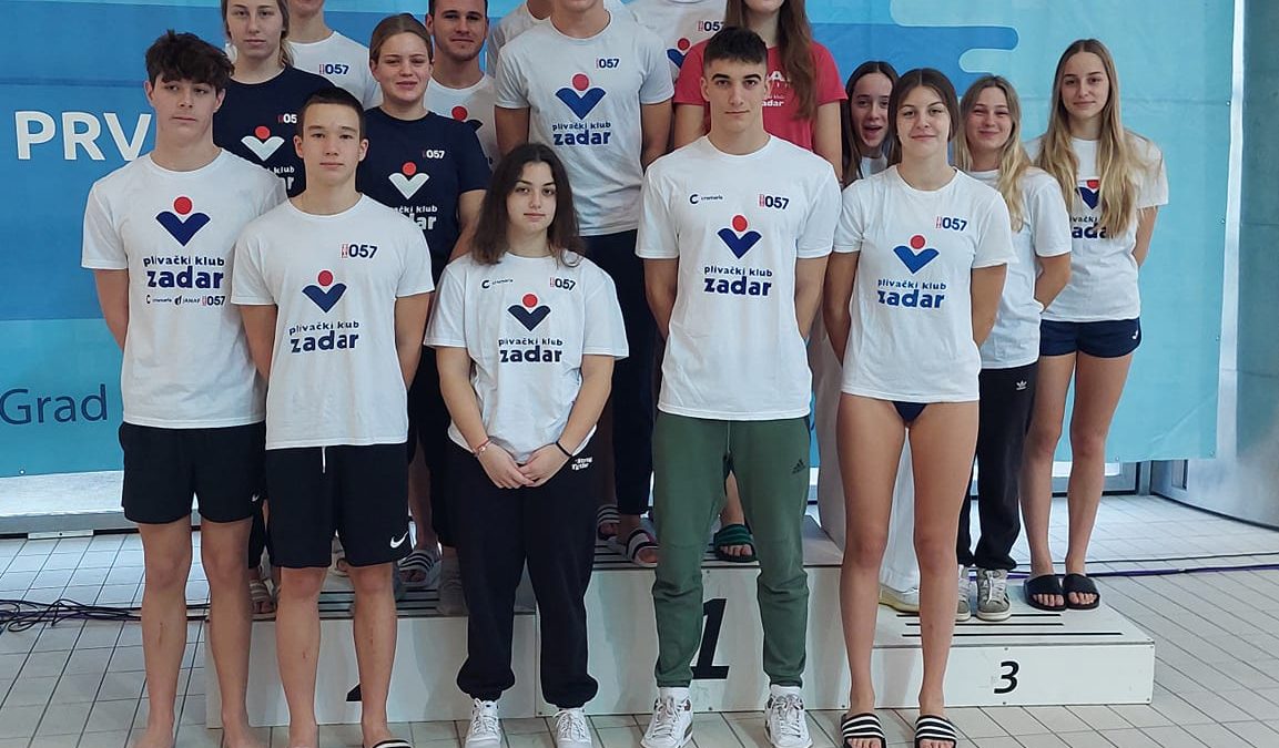 PK ZADAR Rita Herceg, Lovre Dellavia i Ivano Kuman – prvaci Regije 1