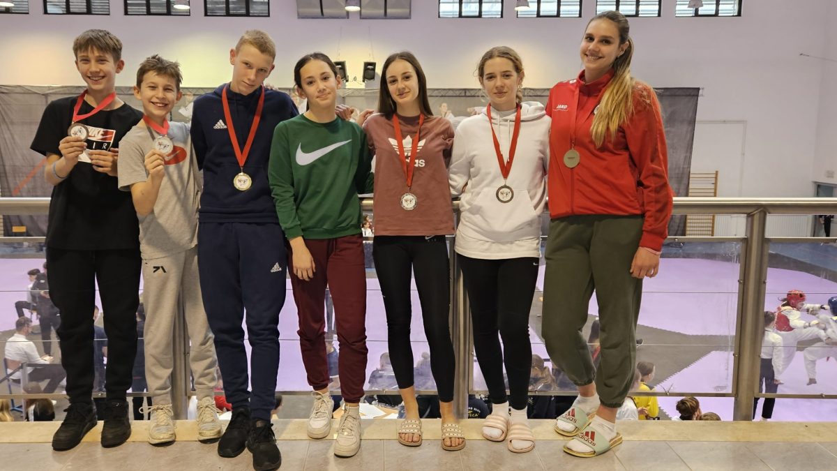 DALMACIJA KUP Šest medalja za Taekwondo klub Zadar!