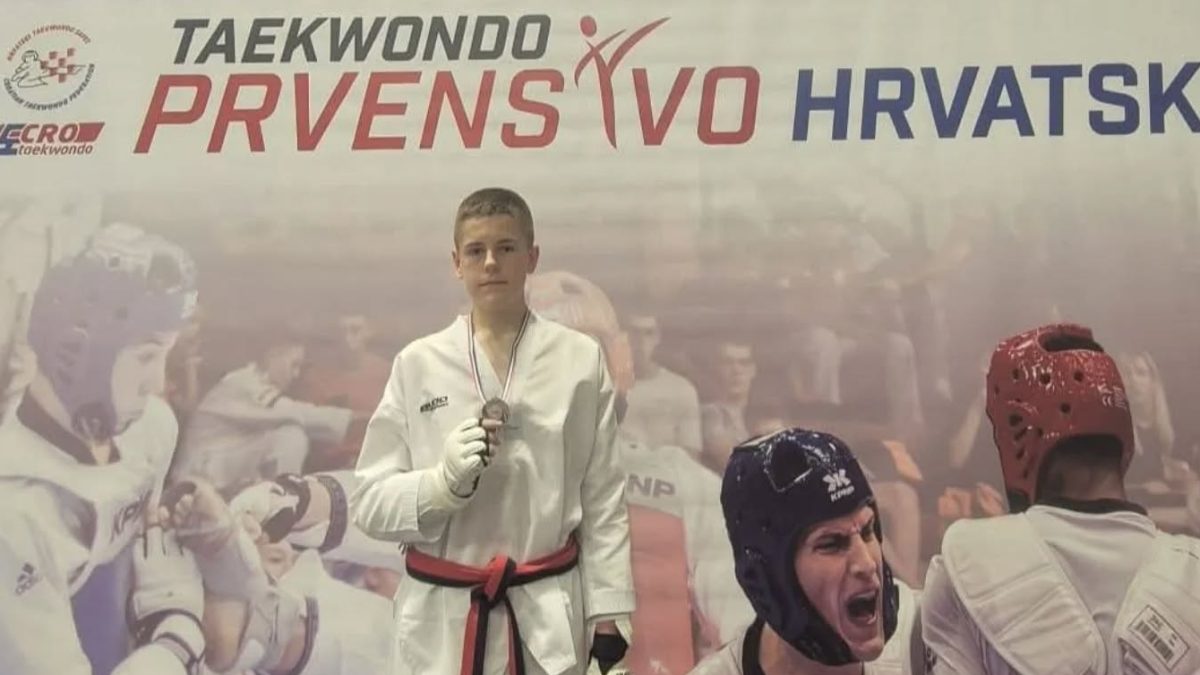 TAEKWONDO KLUB DONAT Luis Čakarun kadetski viceprvak Hrvatske!