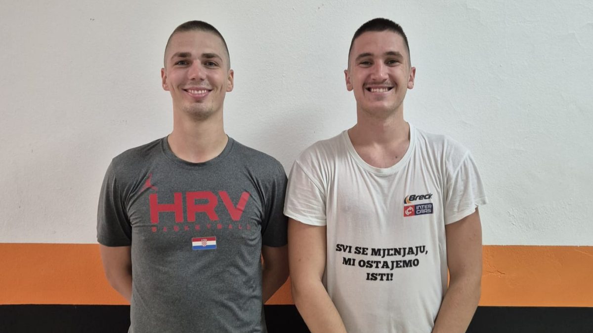 JOSIP BADRAK I DUJE BRALA “Nadamo se dobroj sezoni u Šibenci”