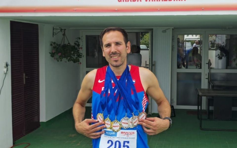 ATLETSKI VETERANI Sedam medalja Jurja Bilavera na Prvenstvu Balkana, Mariklud Šilić zlatna s hrvatskim rekordom