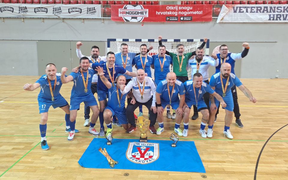 23. DRŽAVNO DVORANSKO PRVENSTVO Veterani benkovačkog Velebita prvaci Hrvatske