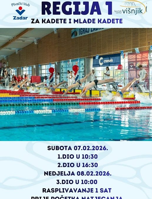 PLIVAČKI KLUB ZADAR Na Višnjiku Regionalno prvenstvo Hrvatske!
