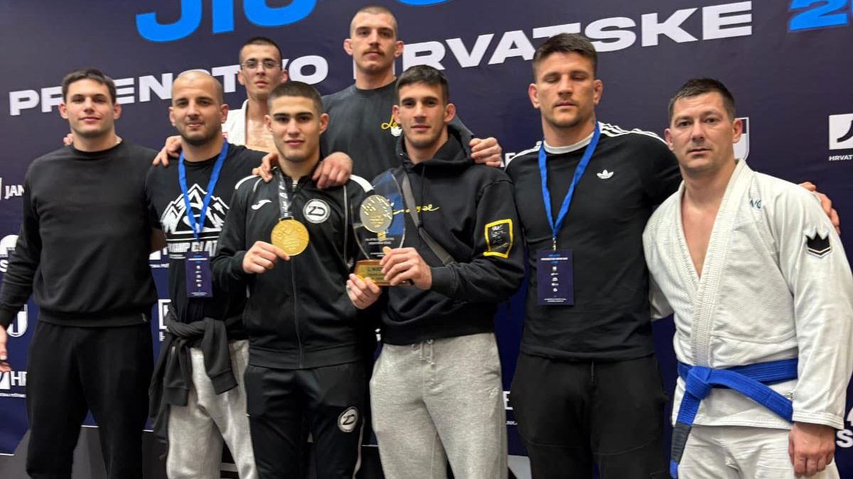 JIU JITSU KLUB ZADAR Petu godinu zaredom najbolji seniorski klub u Hrvatskoj!