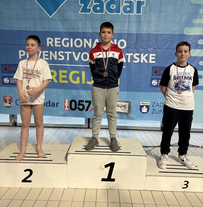 PLIVAČKI KLUB ZADAR Zlato Ante Markulina na Regionalnom PH!