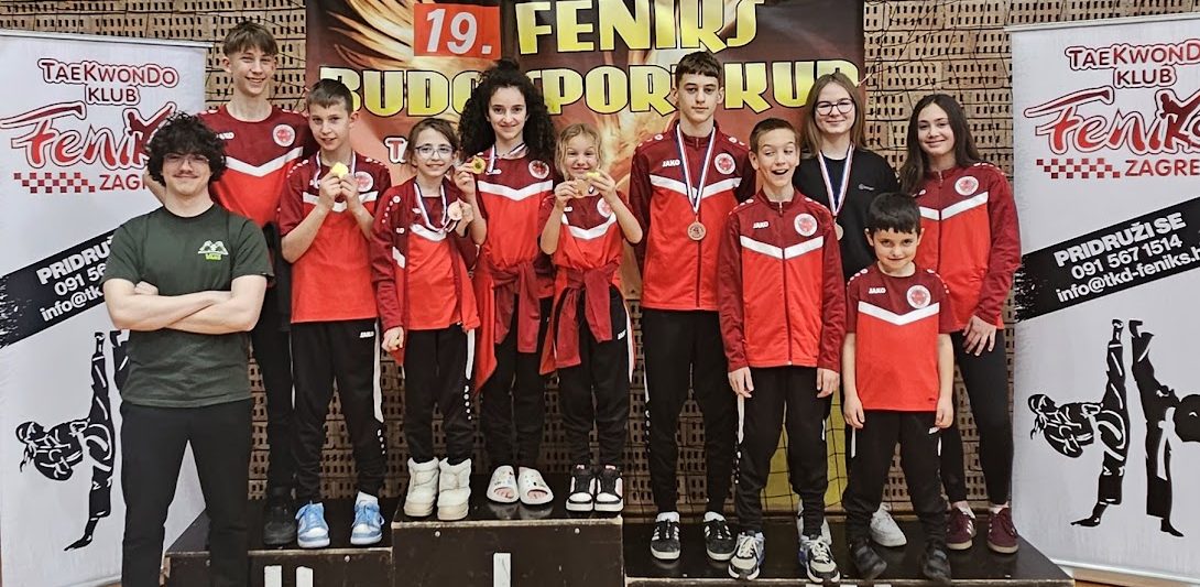 TAEKWONDO KLUB ZADAR Zlatni Toni Čanković i Laura Fain na “Feniks Budosport kupu”!