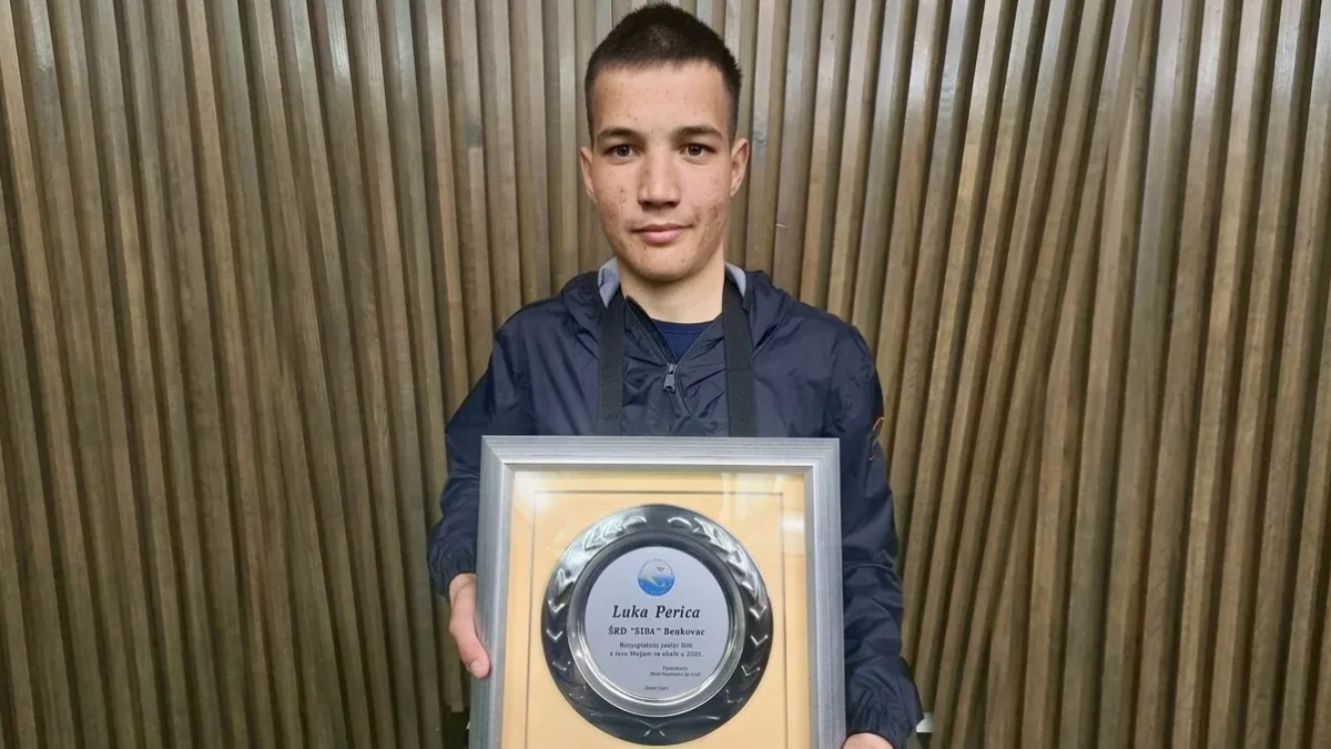 ŠRD SIPA BENKOVAC Luka Perica najuspješniji junior Hrvatske u sportskom ribolovu!