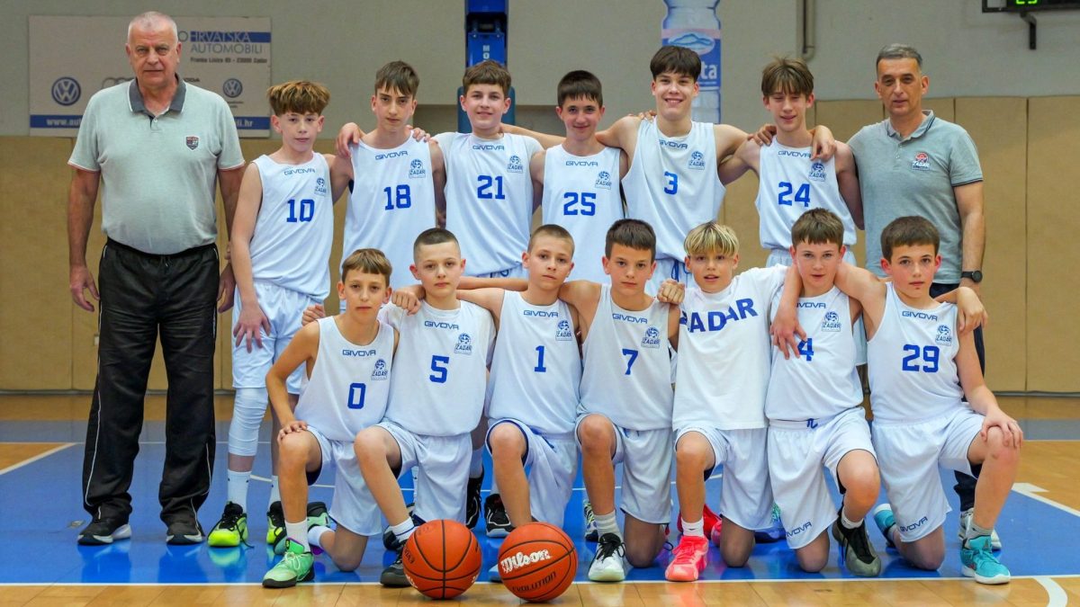 VELIKI USPJEH Škola košarke Zadar do 13 godina izborila borbu za medalje na Prvenstvu Hrvatske!