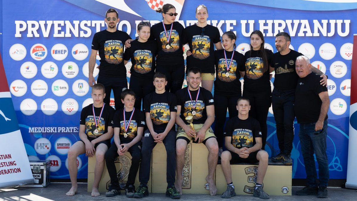 PH U HRVANJU NA PIJESKU Sedam zlata, četiri srebra i jedna bronca za Hrvački klub!