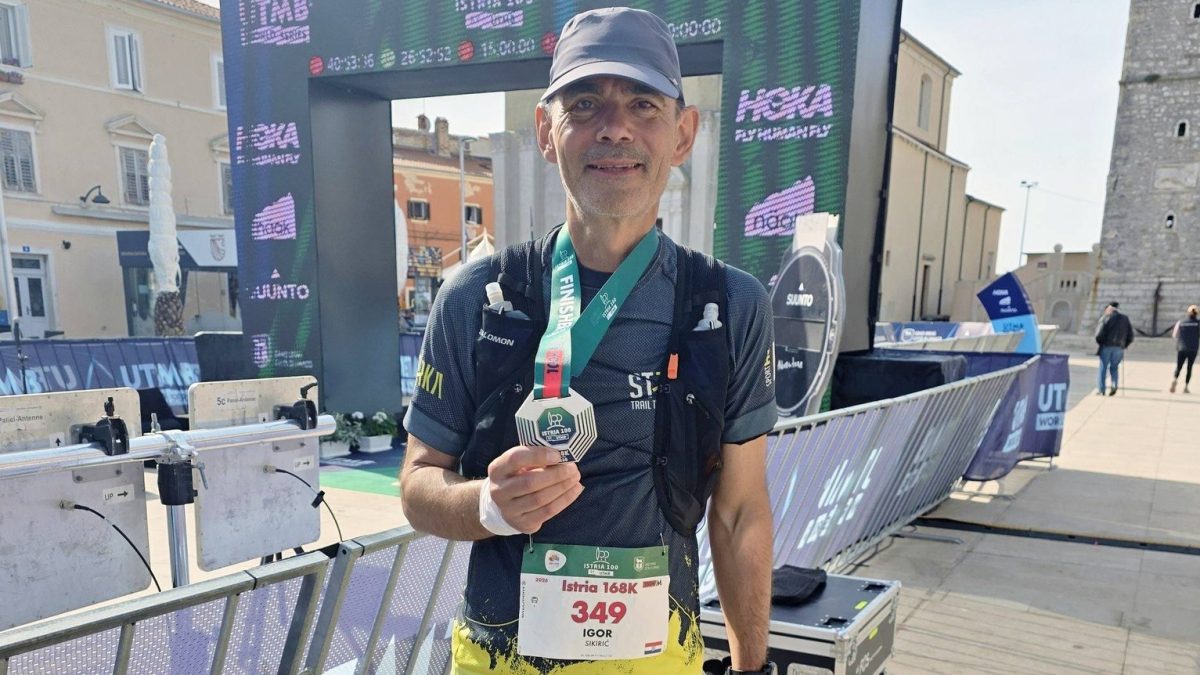 GRANICE NE POSTOJE Igor Sikirić uspješno završio 100 milja u Istri!