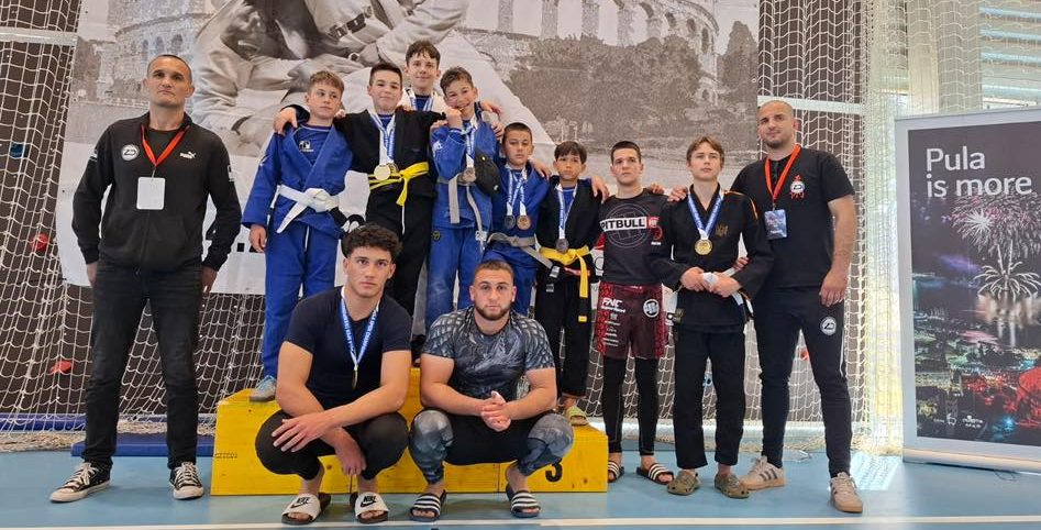 JIU JITSU KLUB ZADAR Sedam zlatnih medalja na Pula Openu!