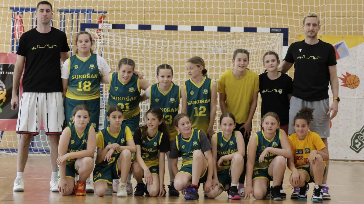 ZAVRŠNICA ZA DJEVOJČICE DO 11 GODINA Sukošanke pete, Zadranke devete u Hrvatskoj!