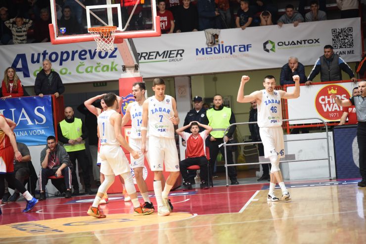 SLAVLJE U ČAČKU Bacanjima Tišme Zadar napokon dobio utakmicu u egal završnici