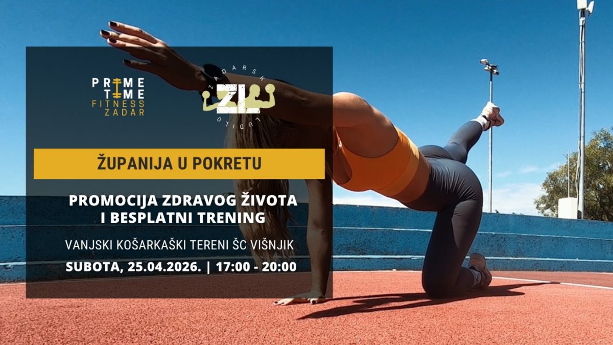 BESPLATNI FITNESS NA VIŠNJIKU Županija u pokretu