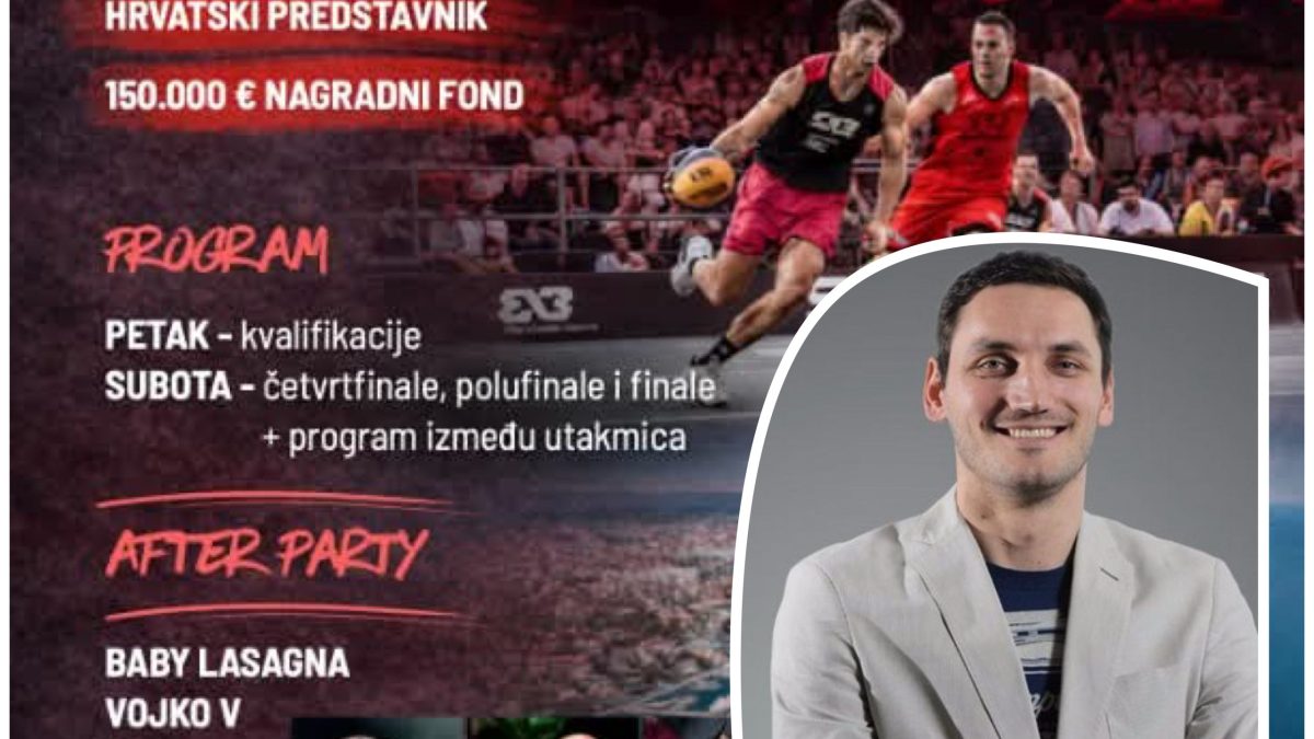 ZADAR SVJETSKA POZORNICA 3×3 KOŠARKE Vedran Vukušić: Na Pozdravu suncu stiže elita FIBA World Toura