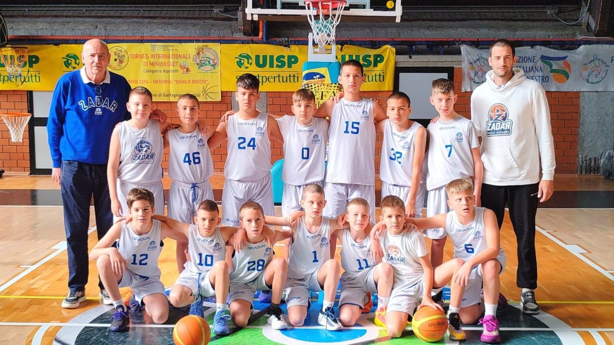 CEFA BASKET Drugo mjesto Škole košarke Zadar do 11 godina u Italiji!