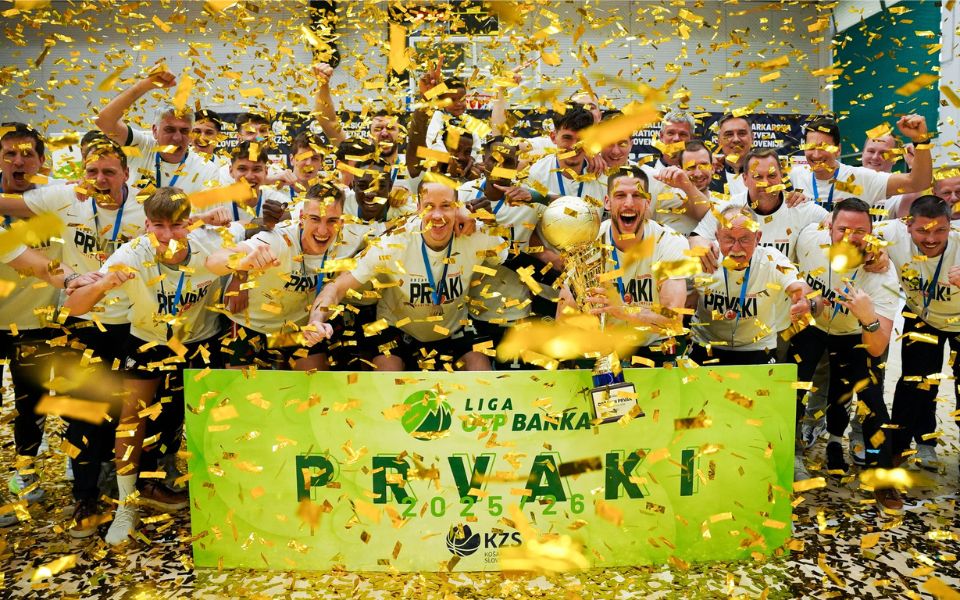 NOVI TROFEJ David Škara s Olimpijom osvojio naslov prvaka Slovenije