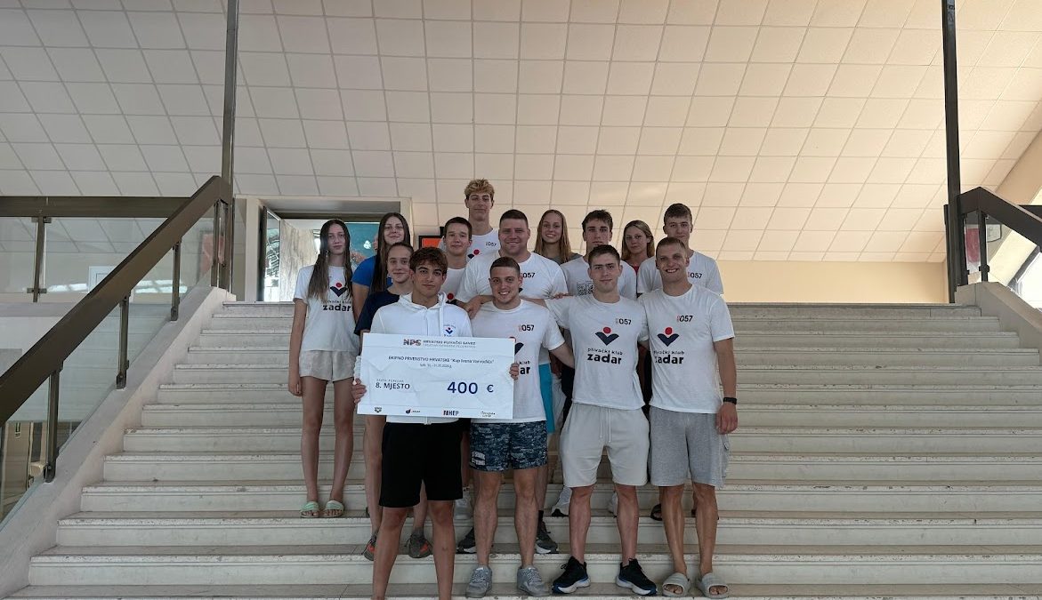 PLIVAČKI KLUB ZADAR Osmo mjesto na Ekipnom prvenstvu u Splitu!