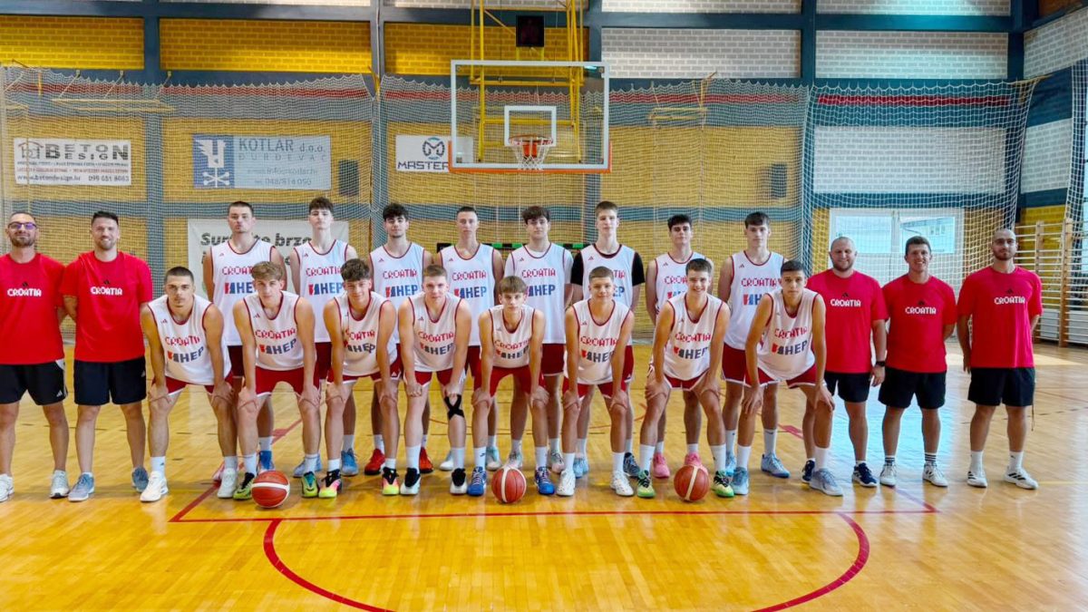 KK ZADAR Petorica Zadrana na pripremama U18 reprezentacije za Europsko prvenstvo!