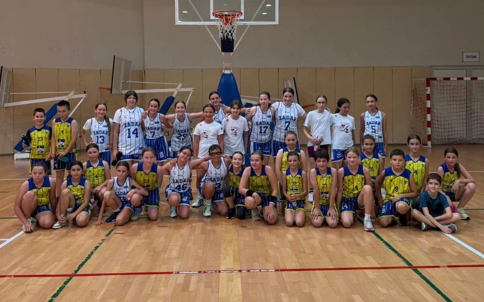 ŽKK ZADAR Sazrijevanje kroz treninge i utakmice dio je svakodnevice rada s najmlađima