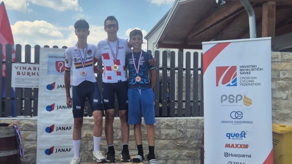 Biciklisti BK Zadra osvojili pet medalja na državnom prvenstvu, Dokoza i Dražević izborili reprezentaciju!