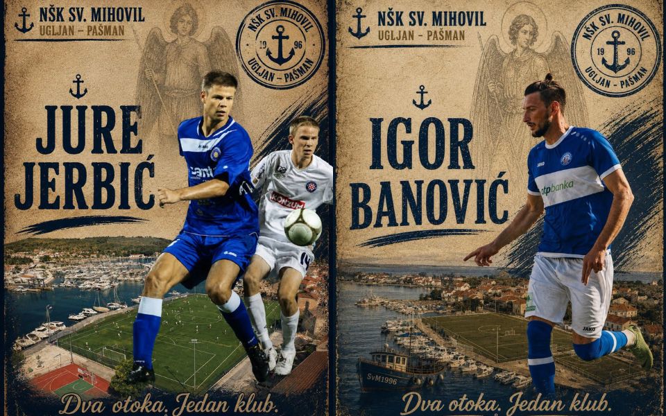 PRVOLIGAŠKA POJAČANJA NA OTOKU Igor Banović i Jure Jerbić uplovili u Sutomišćicu