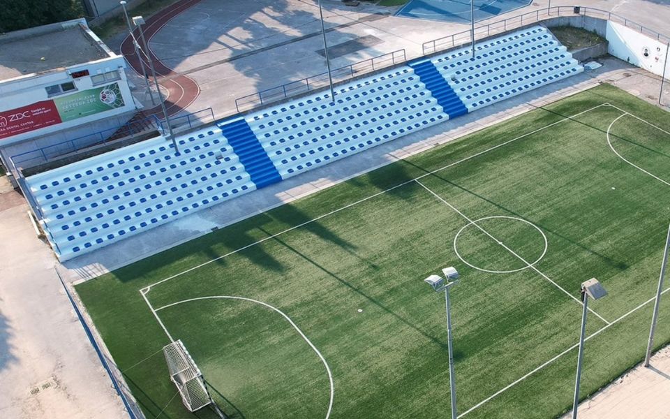 ŠC VIŠNJIK Nova tribina spremna za gledatelje i malonogometne turnire