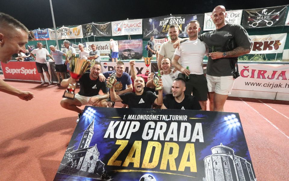 KUP GRADA ZADRA Na male branke najbolji Sokin brig, Ruber, Dica grada i Roto