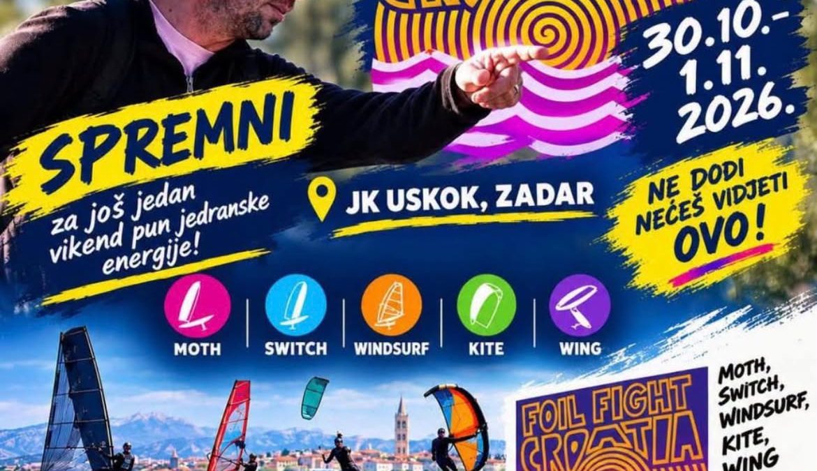 Jedrenje budućnosti u Zadarskom kanalu: Foil Fight Croatia ponovno u Zadru