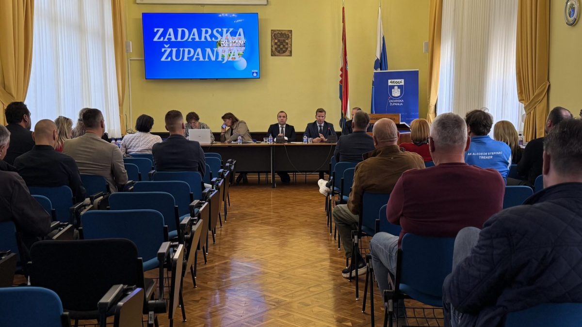 Zadarska županija povećala sredstva za sport za više od 300 tisuća eura!