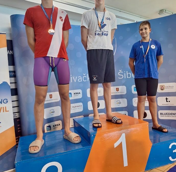 PLIVAČKI KLUB ZADAR Zlato, srebro i dvije bronce na mitingu „Sv. Mihovil” u Šibeniku!