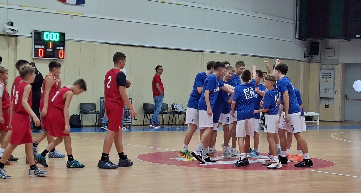 KK ZADAR Uvjerljiva pobjeda pretkadeta na otvaranju sezone protiv Dubrovnika!