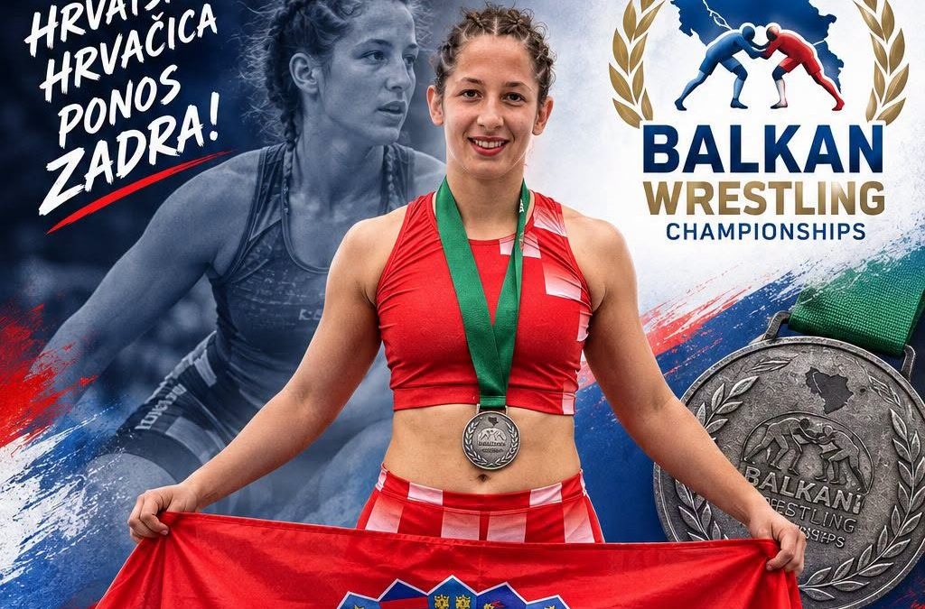 HRVAČKI KLUB ZADAR Marijana Šumski viceprvakinja Balkana u kategoriji do 68 kg!