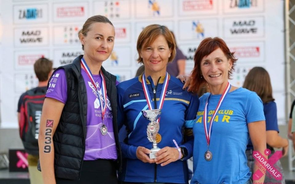 TRIATLON KLUB ZADAR Mirjana Luštica prvakinja Hrvatske, Zadranke ekipne viceprvakinje